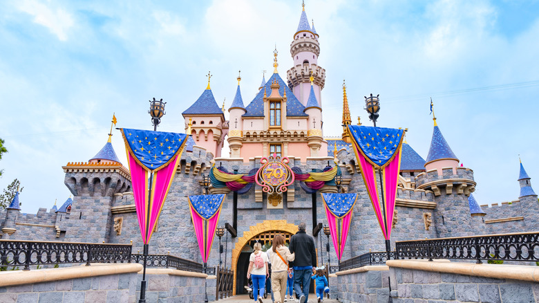 Sleeping Beauty Castle at Disneyland in Anaheim, California