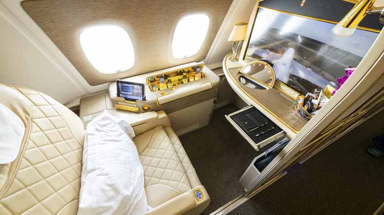 Emirates first class seat