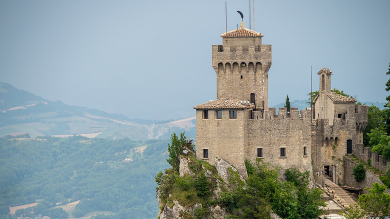 Views of Cesta Fortress, San Marino