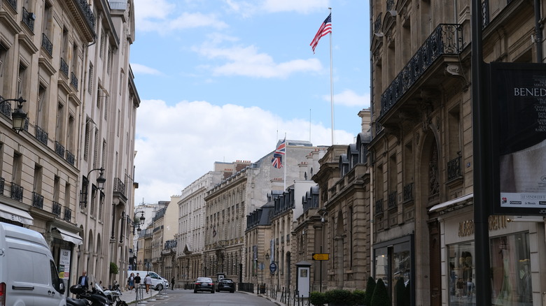 The U.S. Embassy in Paris, France
