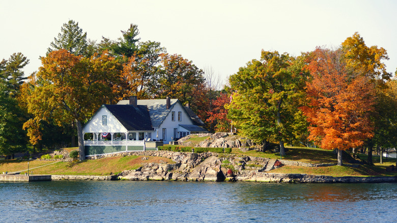 A private island in Ontario, Canada