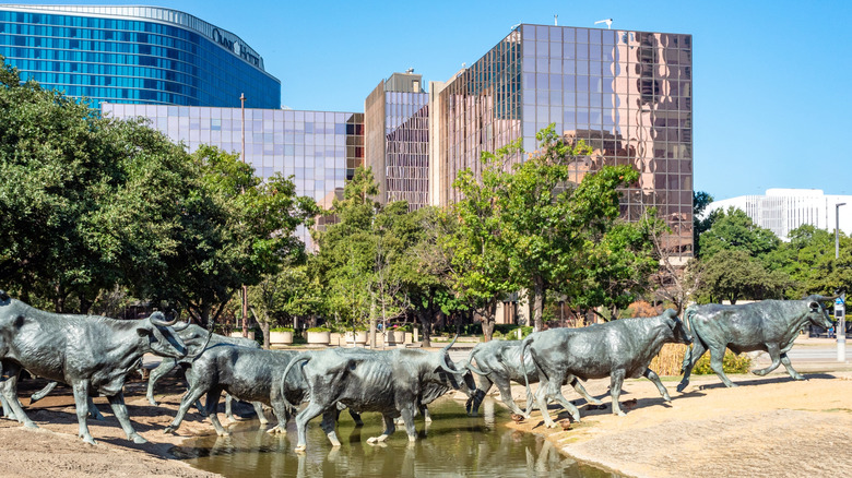 Pioneer Plaza, Downtown Dallas
