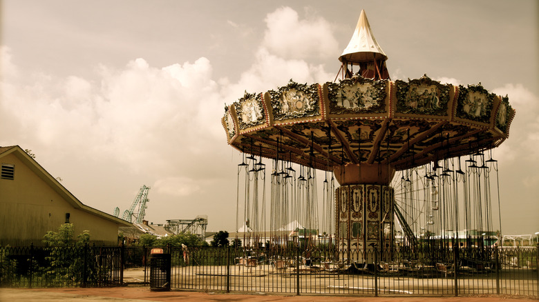 Abandoned carousel in New Orleans