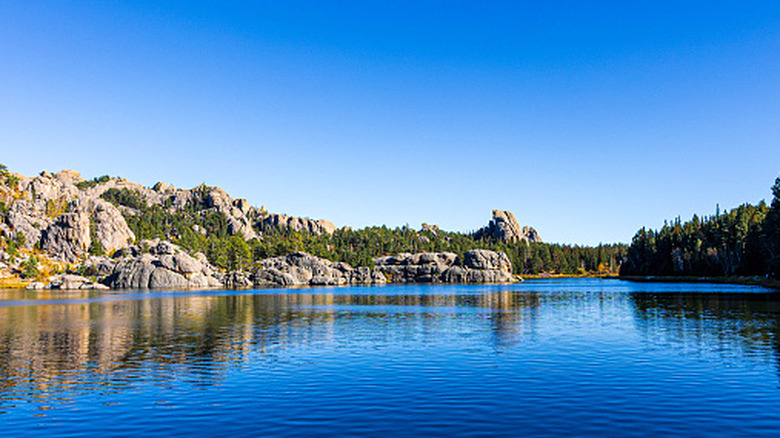 Sylvan Lake in South Dakota's Custer State Park, a popular hiking and kayaking spot