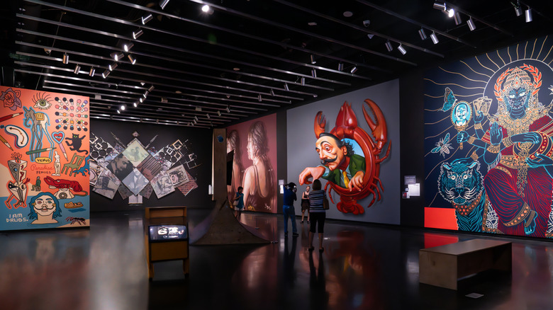 an art exhibition at the Salvador Dali Museum in Florida