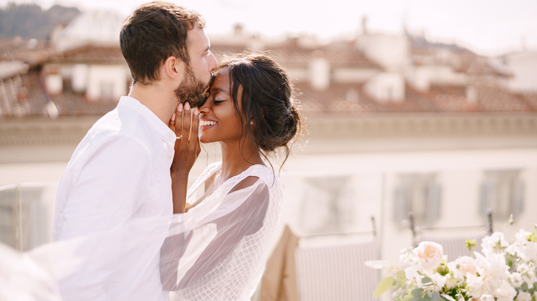 A couple wed in Florence