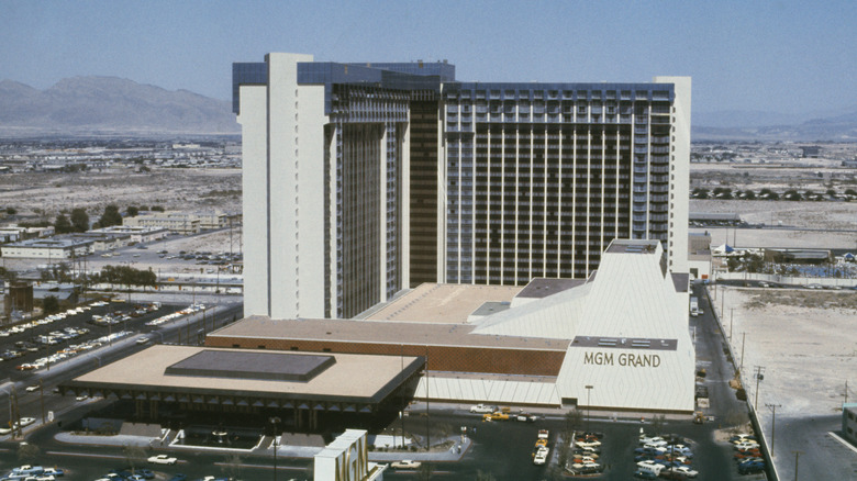 The new MGM Grand hotel in Las Vegas, May 1974.