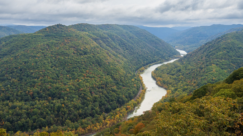 New River Gorge National Park in the Fall, West Virginia