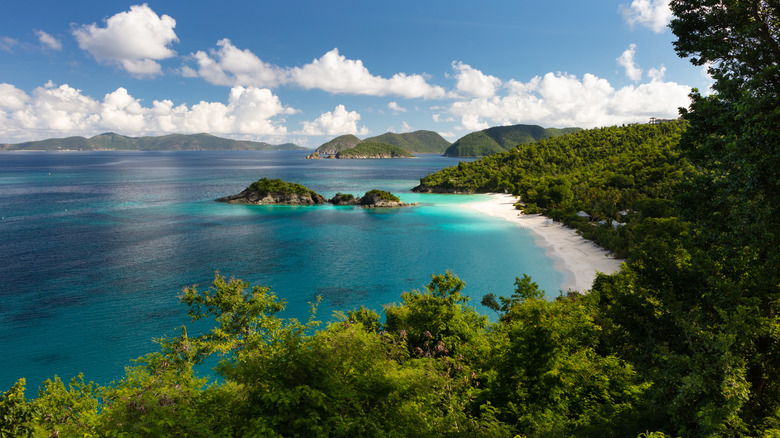The overlook at Trunk Bay Beach, St. John