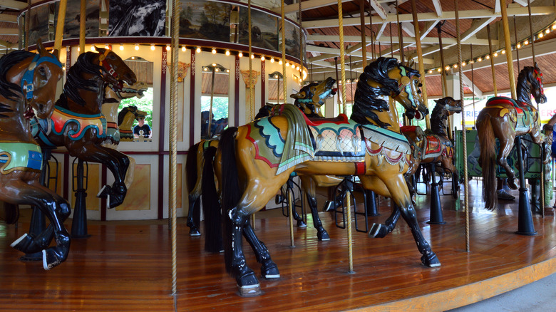 Historic carousel at Lake Compounce