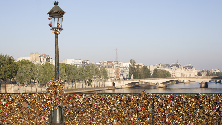 Love locks in Paris