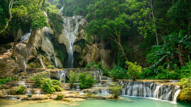 Kuang Si Falls near Luang Prabang, Laos.