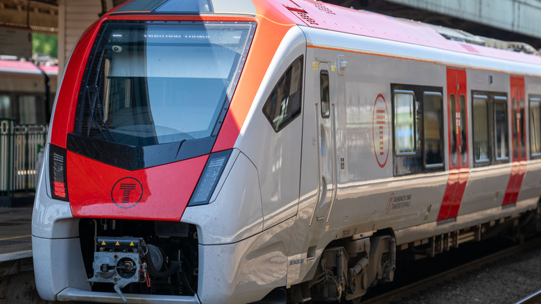 The exterior of a metro