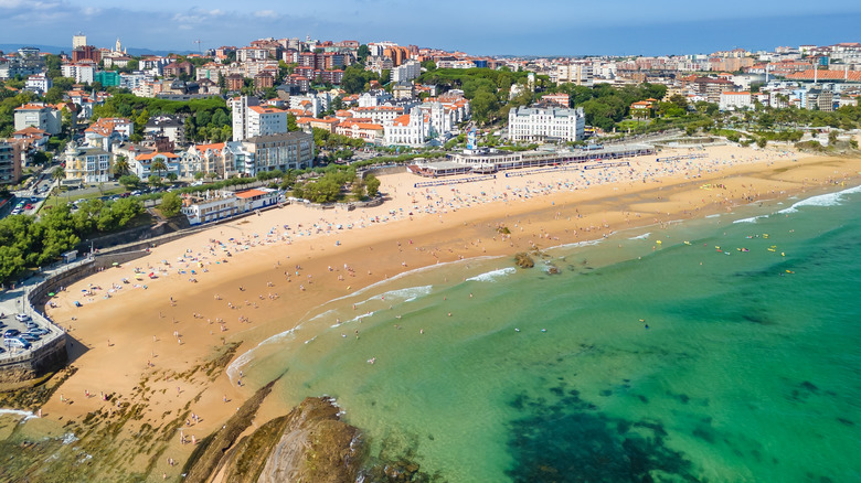 A beach town in Northern Spain