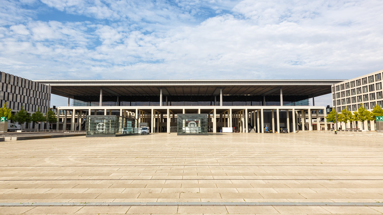 Exterior of Terminal 1 at the Berlin Brandenburg Airport