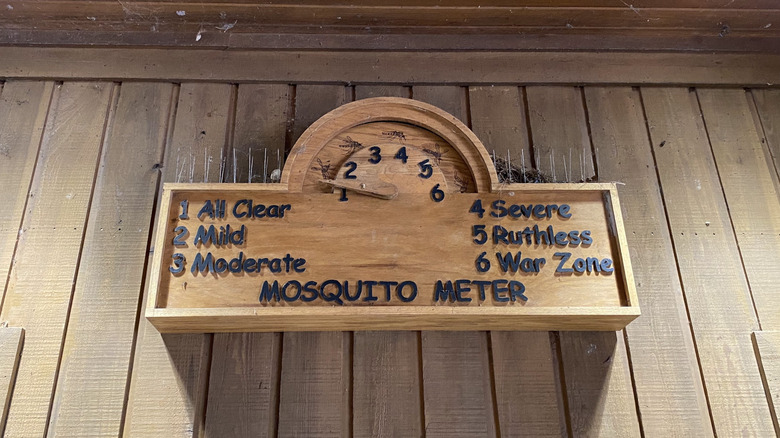 The Mosquito Meter at Congaree National Park.