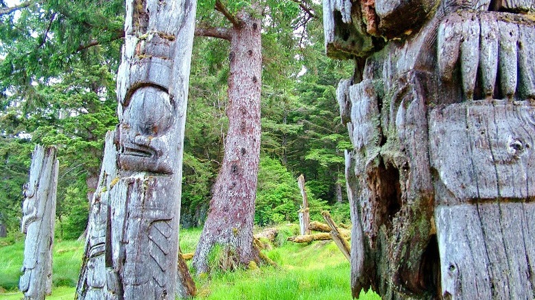 Totem in Gwaii, Canada