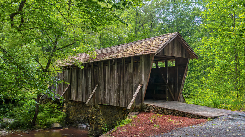Pisgah Covered Bridge in Asheboro, Randolph County, North Carolina