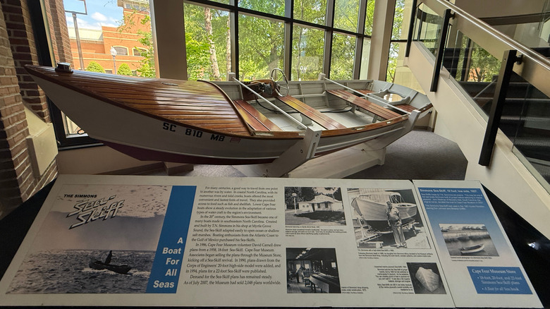 An exhibit at Cape Fear Museum of History and Science in Wilmington