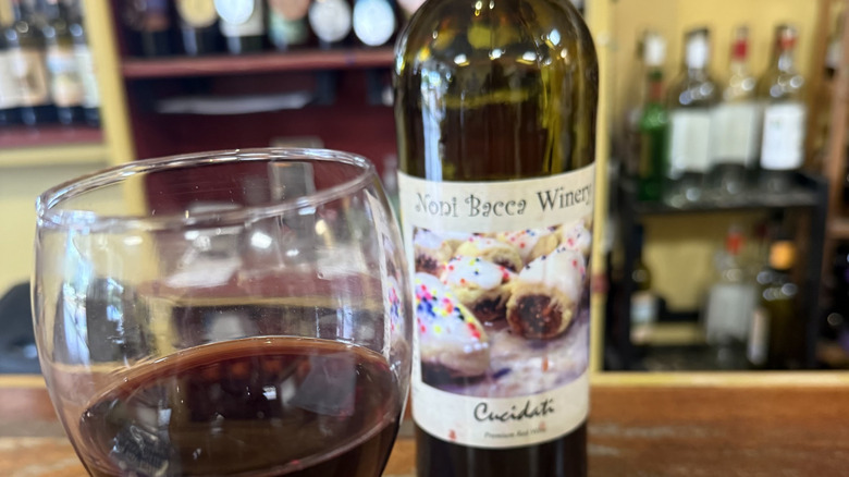 Wine tasting at Noni Bacca Winery in Wilmington, North Carolina