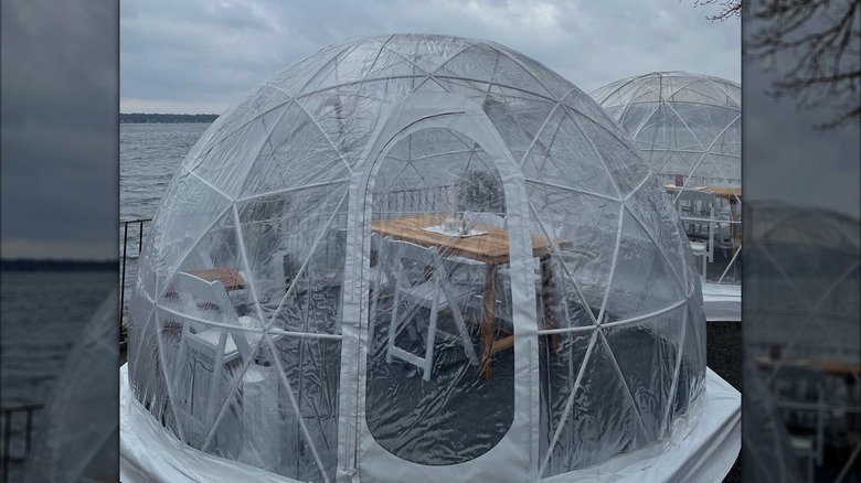 Lake Lawn Resort Igloo Dining tent