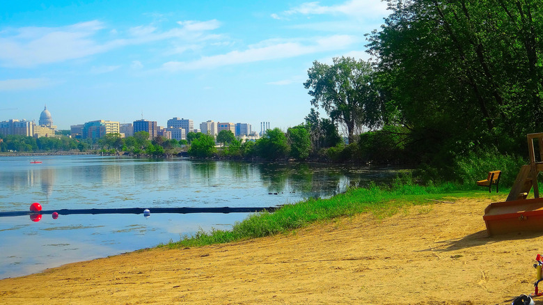 Bernie's Beach in Madison, Wisconsin