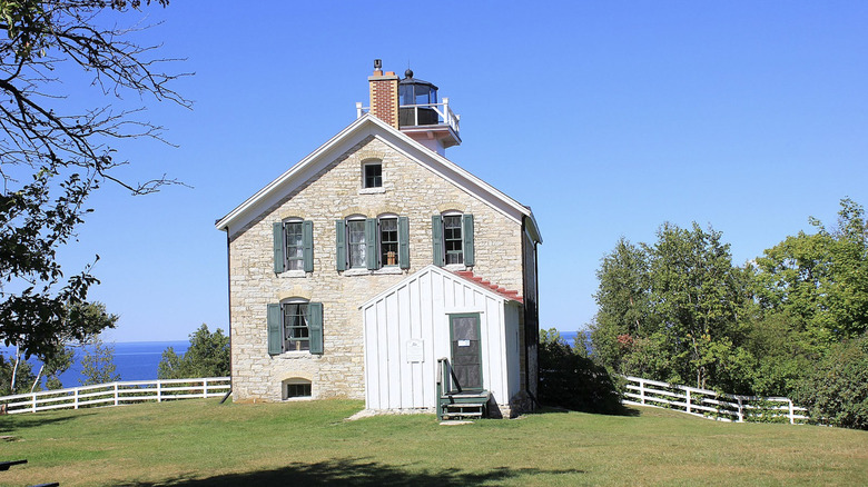 Pottawatomie Lighthouse in Door County, Wisconsin