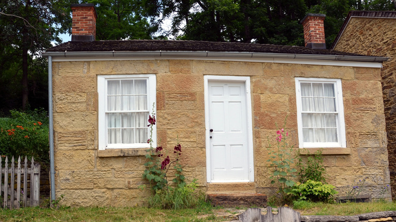 Historic Cornish granite home, Pendarvis, Wisconsin