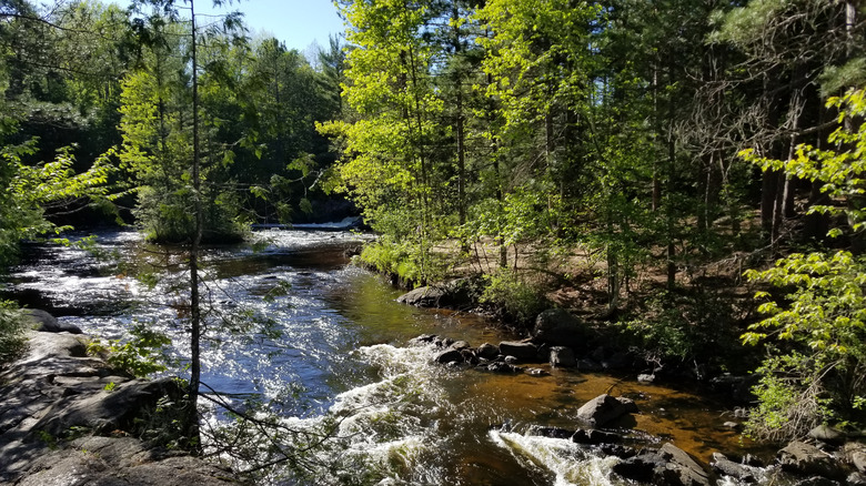 Dave's Falls in Marinette County