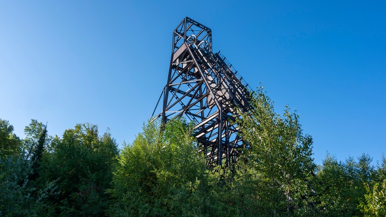 The Plummer Mine Headframe in Hurley, Wisconsin