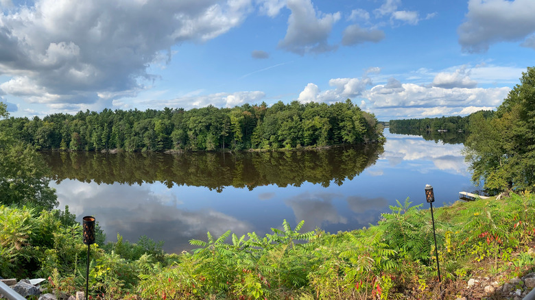 A glimpse of the Wisconsin River near Wisconsin Rapids