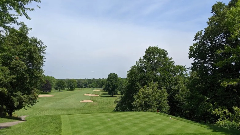 View of the golf course at the Milwaukee Country Club