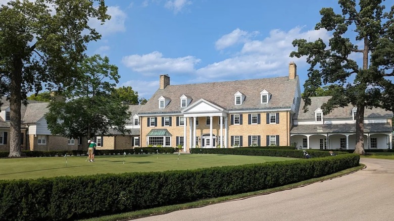 Exterior of the clubhouse at Milwaukee Country Club