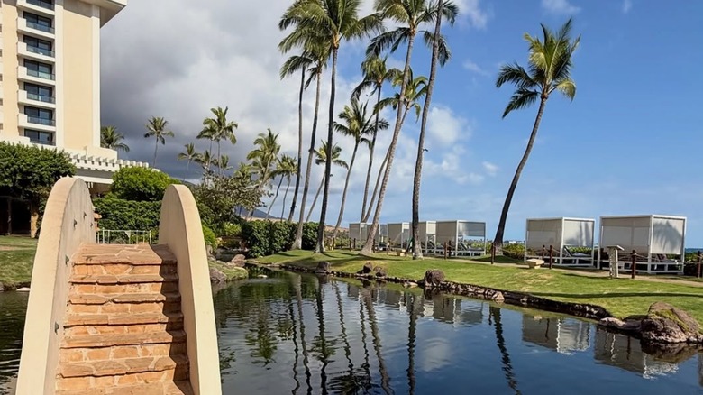 The grounds at Hyatt Regency Maui Resort and Spa