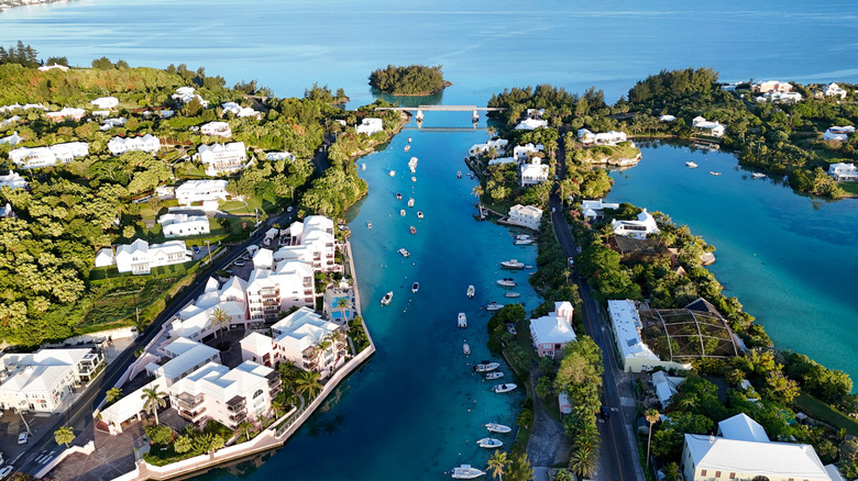 Flatt's Inlet in Bermuda