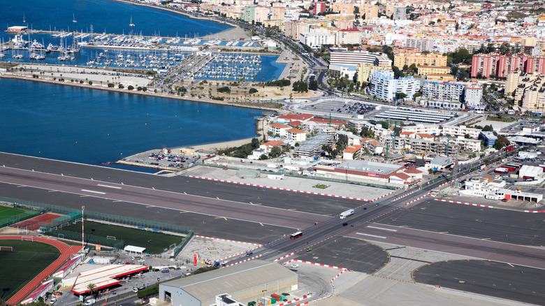 Gibraltar International Airport runway