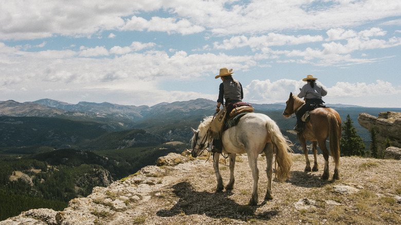 Horseback riding at Paintrock Canyon Ranch