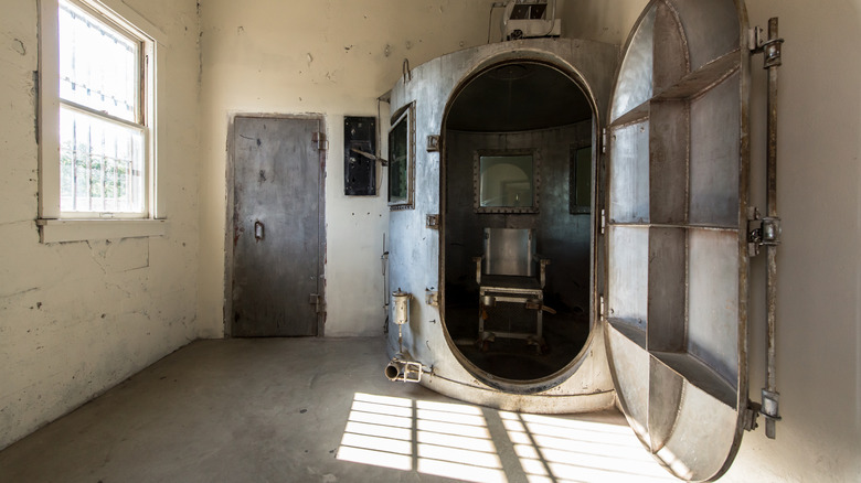 Gas chamber in the Wyoming Frontier Prison