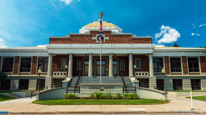 Lincoln County Courthouse in Kemmerer, Wyoming