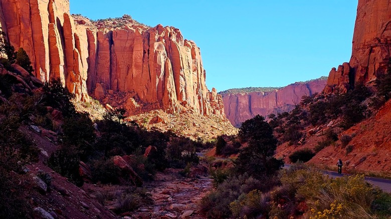 A canyon on a section of the 800-mile Hayduke Trail in Southern Utah