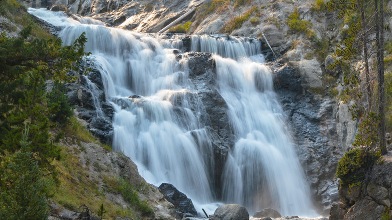 Mystic Falls from the Mystic Falls Trail, Yellowstone National Park, USA