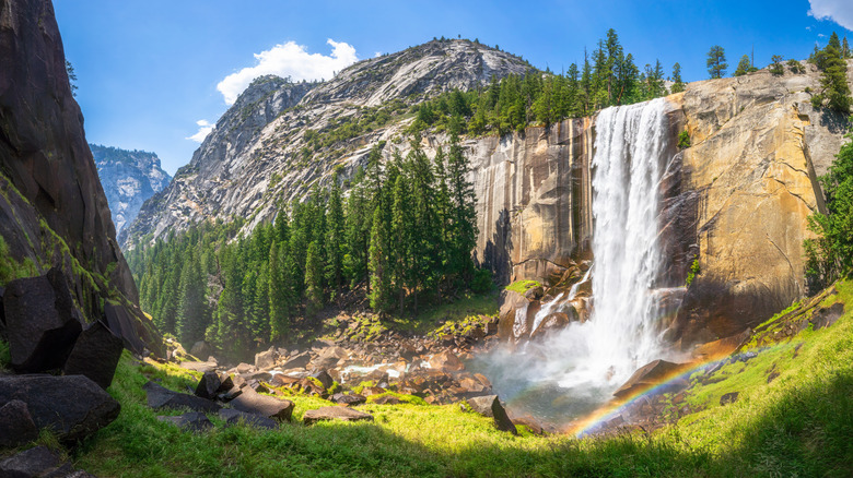 Waterfall in Yosemite National Park