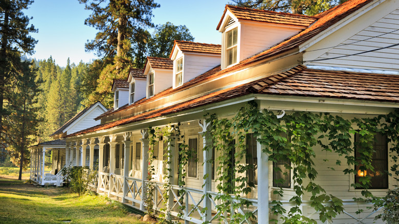 The Moore Cottage is one of several lodging buildings at the Wawona Hotel in Yosemite National Park