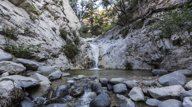 Switzer Falls in Calfornia