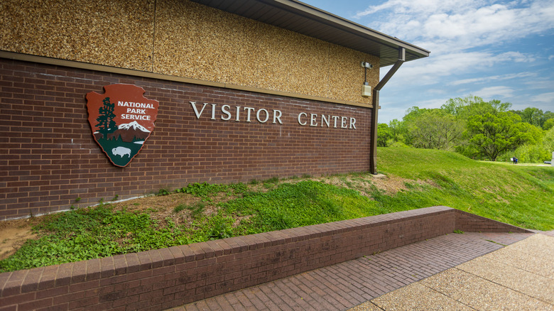 Visitor center at a national park