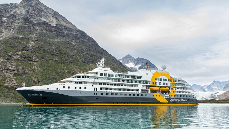 Ultramarine ship with Quark Expeditions