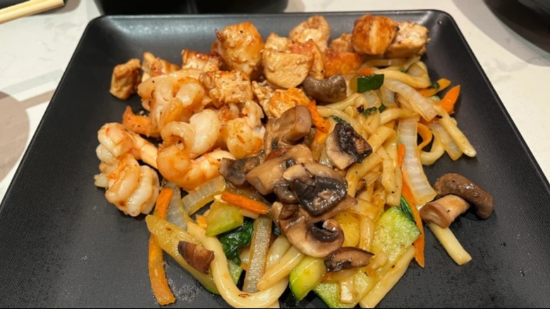 Hibachi dinner at Teppan Edo in Disney's Japan pavilion