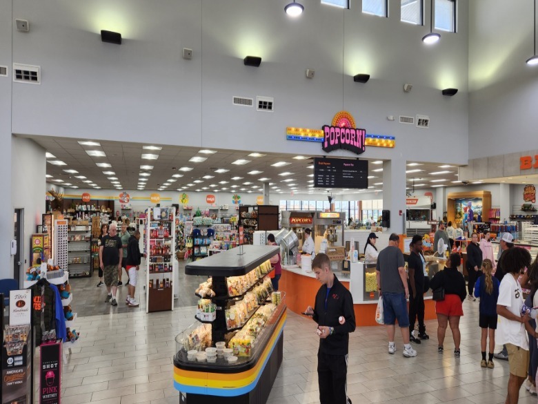 The inside of a Wally's