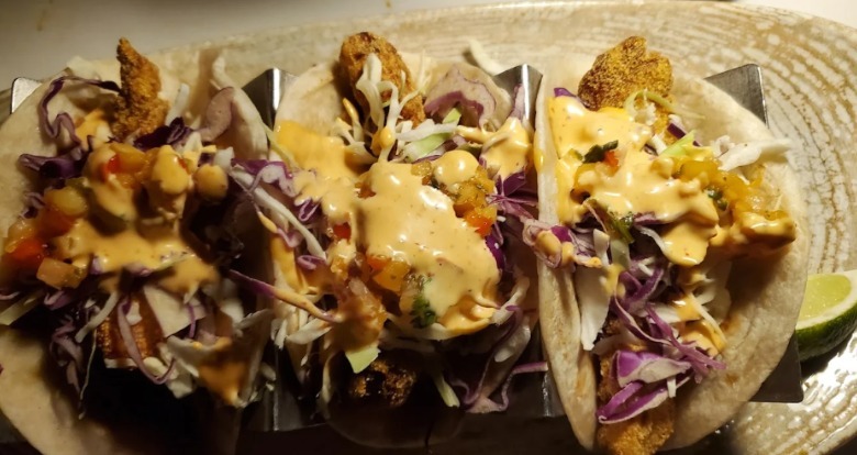 Tacos at San Angel Inn in Disney's Mexico Pavilion at Epcot