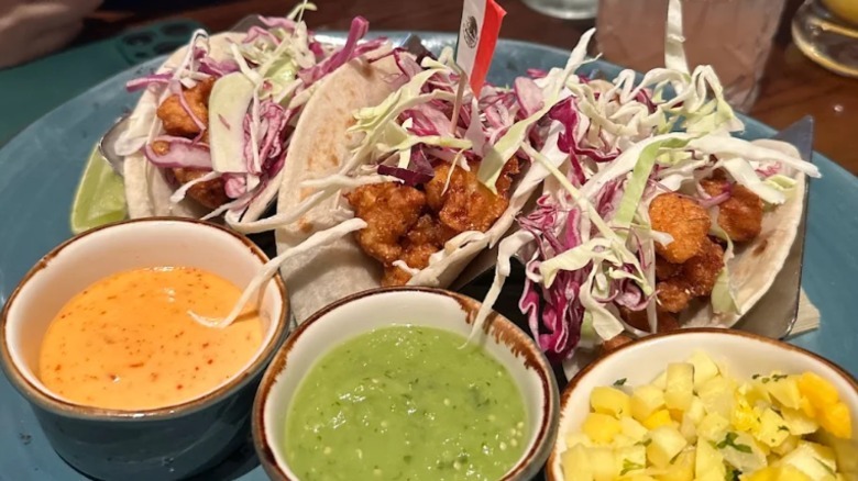 Tacos at La Hacienda de San Angel